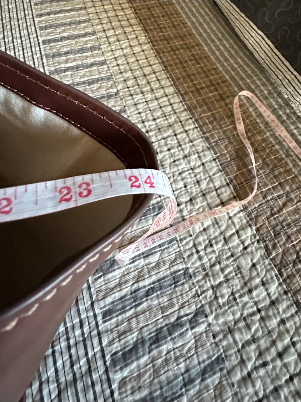 Margo New York Phoebe Leather Tote Bag in Cognac - Picture 9 of 11